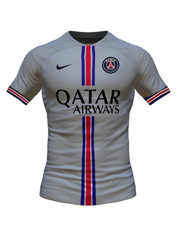 Paris saint germain training jersey men's psg gray per-match soccer sportswear football tops sport shirt 2023-2024